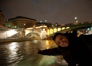 Clara en el crucero fluvial