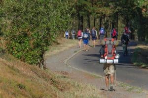 Camino santiago puente de diciembre