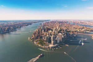 Nueva York puente de diciembre