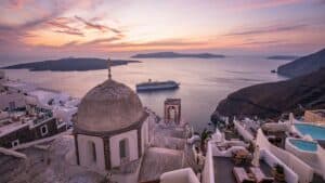 Atardecer en Santorini